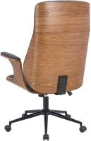 Bürostuhl Headland Kunstleder walnuss/schwarz 