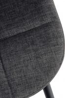 Stuhl Tom Stoff dunkelgrau 
