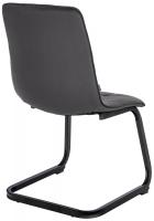 2er Set Esszimmerstuhl Vermont Samt schwarz 