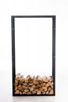 Kaminholzständer Keri V3 25x60x100 schwarz 