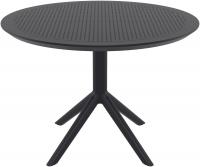 Tisch Sky rund 105 cm schwarz 