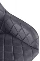 Esszimmerstuhl Monett Samt G dunkelgrau 