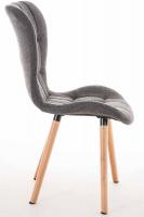 Stuhl Elda Stoff natura hellgrau 