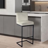 Barhocker Hopewell Samt B creme