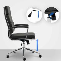 Bürostuhl Cleveland Stoff dunkelgrau 