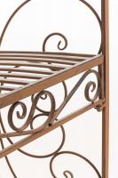 Halbpavillon Rosie mit Sitzbank antik braun 