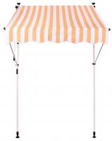 Klemmmarkise Westerly 350x120 cm weiß/gelb 