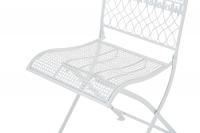 2er Set Gartenstühle Kiran weiß 