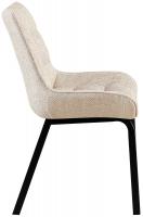 2er Set Stuhl Saranda Stoff schwarz elfenbein 2er Set Stuhl Saranda Stoff schwarz elfenbein