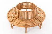 Baumbank Novum rund 200 cm teak 