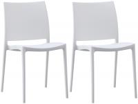 2er Set Stuhl Meton weiß 