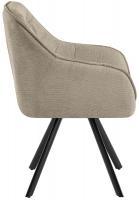 Stuhl Pettuli Stoff taupe 