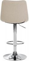 Barhocker Jerry Stoff chrom creme 