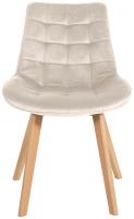 Stuhl Brook Samt creme 