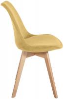 4er Set Stuhl Linares Cord gelb 