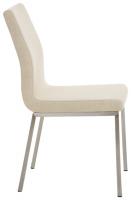 2er Set Esszimmerstühle Colmar Stoff creme 
