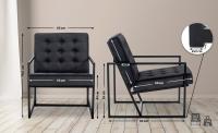 Lounger Avon Samt grau 