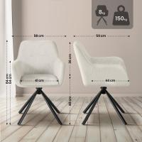 Stuhl Tipton Cord creme 