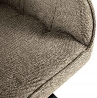 Stuhl Pettuli Stoff taupe 