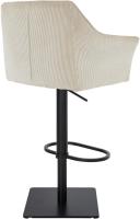 Barhocker Damaso B Cord creme 