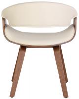 Esszimmerstuhl Foley Kunstleder Eiche creme 