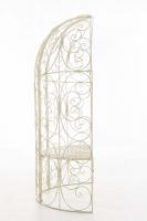 Halbpavillon Rosie mit Sitzbank antik-creme 