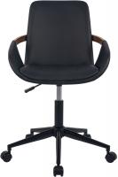 Bürostuhl Daina Kunstleder walnuss/schwarz 