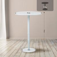 Stehtisch Hereford rund 75 cm weiß/weiß 