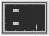 Badspiegel Jaffrey 50x70 mit Bluetooth  klarglas 
