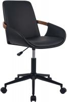 Bürostuhl Daina Kunstleder walnuss/schwarz