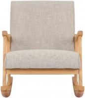 Schaukelstuhl Morelia Stoff natur creme Schaukelstuhl Morelia Stoff natur creme