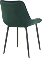 2er Set Esszimmerstuhl Wallace Samt grün 