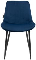 Esszimmerstuhl Victoria Samt blau 