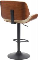 Barhocker Beverley B Kunstleder walnuss/creme 