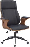 Bürostuhl Headland Kunstleder walnuss/schwarz