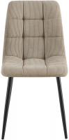 2er Set Esszimmerstuhl Antibes Cord taupe 