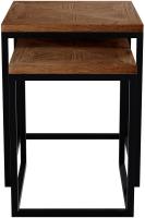 Beistelltisch 2er Set Talero braun 