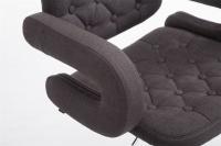 2er Set Barhocker Dublin Stoff dunkelgrau 