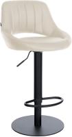 Barhocker HD Milet B Kunstleder creme 