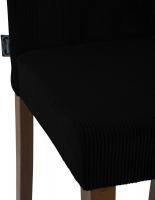 2er Set Esszimmerstuhl Ina Cord antik dunkel schwarz 