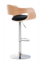 2er Set Barhocker Kingston Stoff natura/schwarz 
