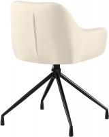 2er Set Esszimmerstuhl Novanis Samt creme 