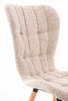 4er Set Stuhl Elda Stoff natura creme 