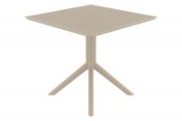 Tisch Sky 80 cm taupe Tisch Sky 80 cm taupe