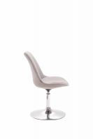 Stuhl Maverick C Stoff grau 