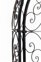 Halbpavillon Rosie mit Sitzbank bronze 