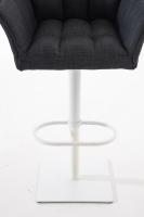 Barhocker Damaso W Stoff dunkelgrau 