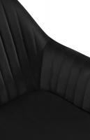 Esszimmerstuhl Welby Samt schwarz 