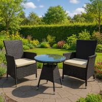 Sitzgruppe Fireda dunkelbraun 