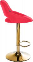 2er Set Barhocker Milet Stoff G rot 